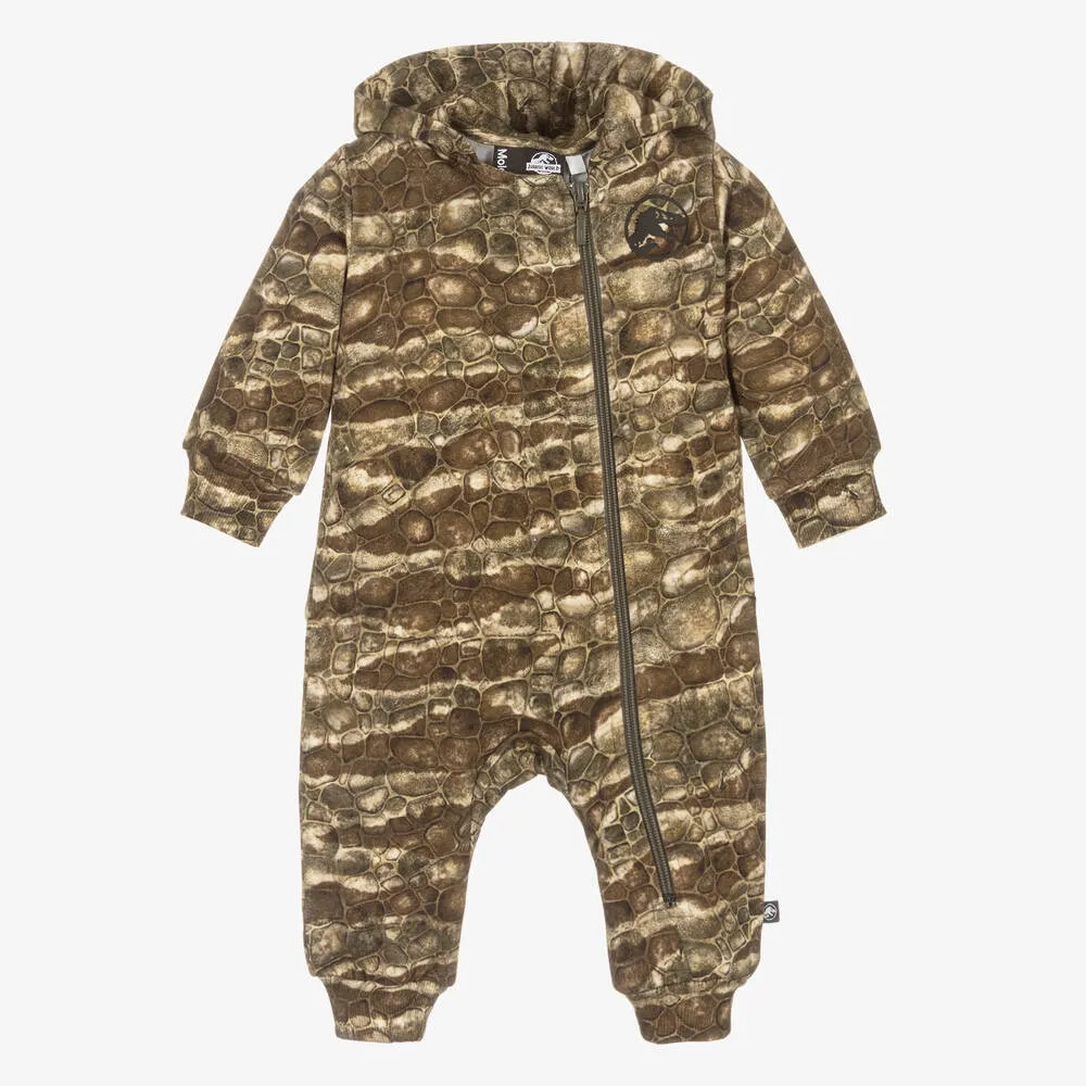 Green Dinosaur Baby Romper
