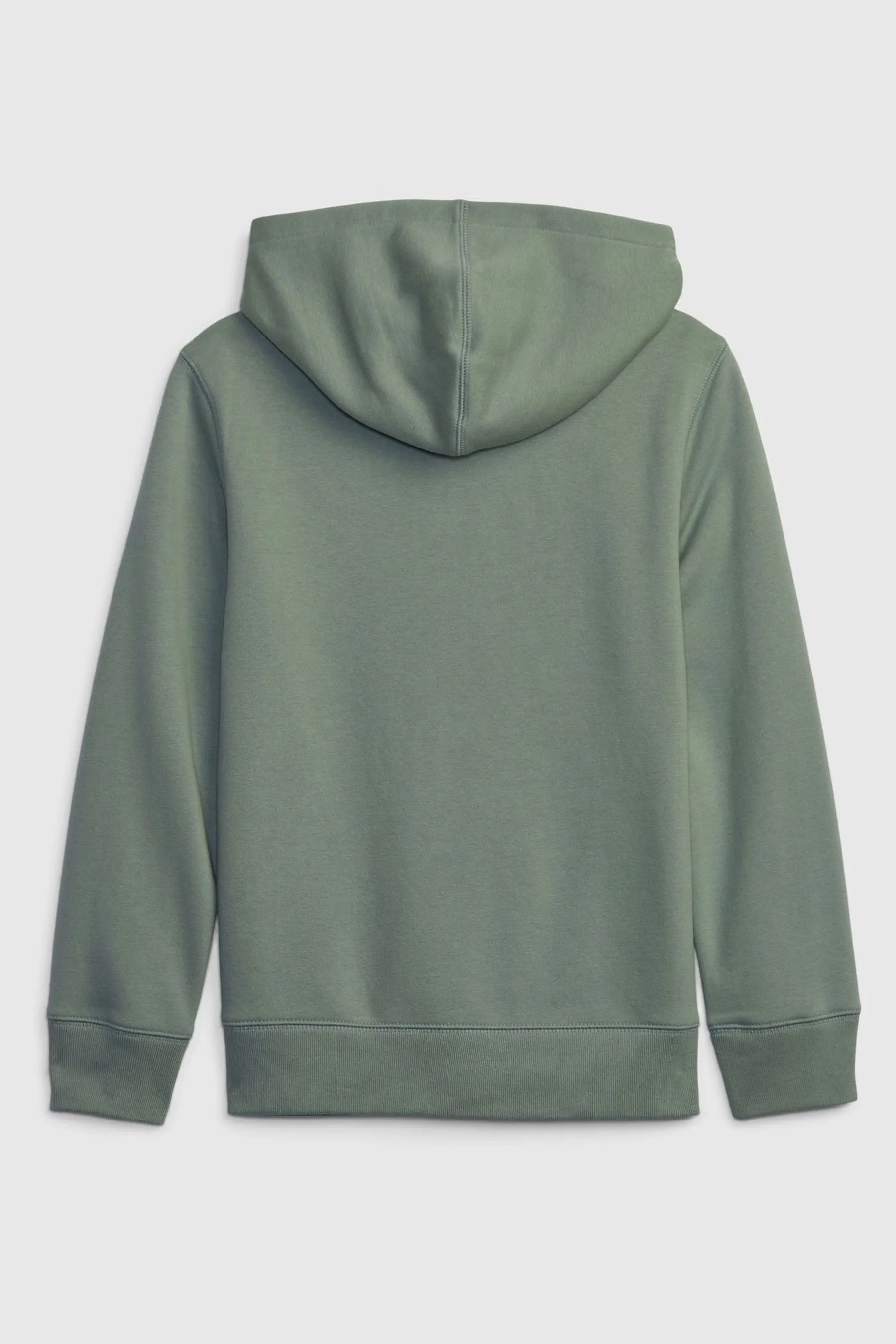 Green Logo Fleece Lined Zip Through Hoodie (4-13yrs)