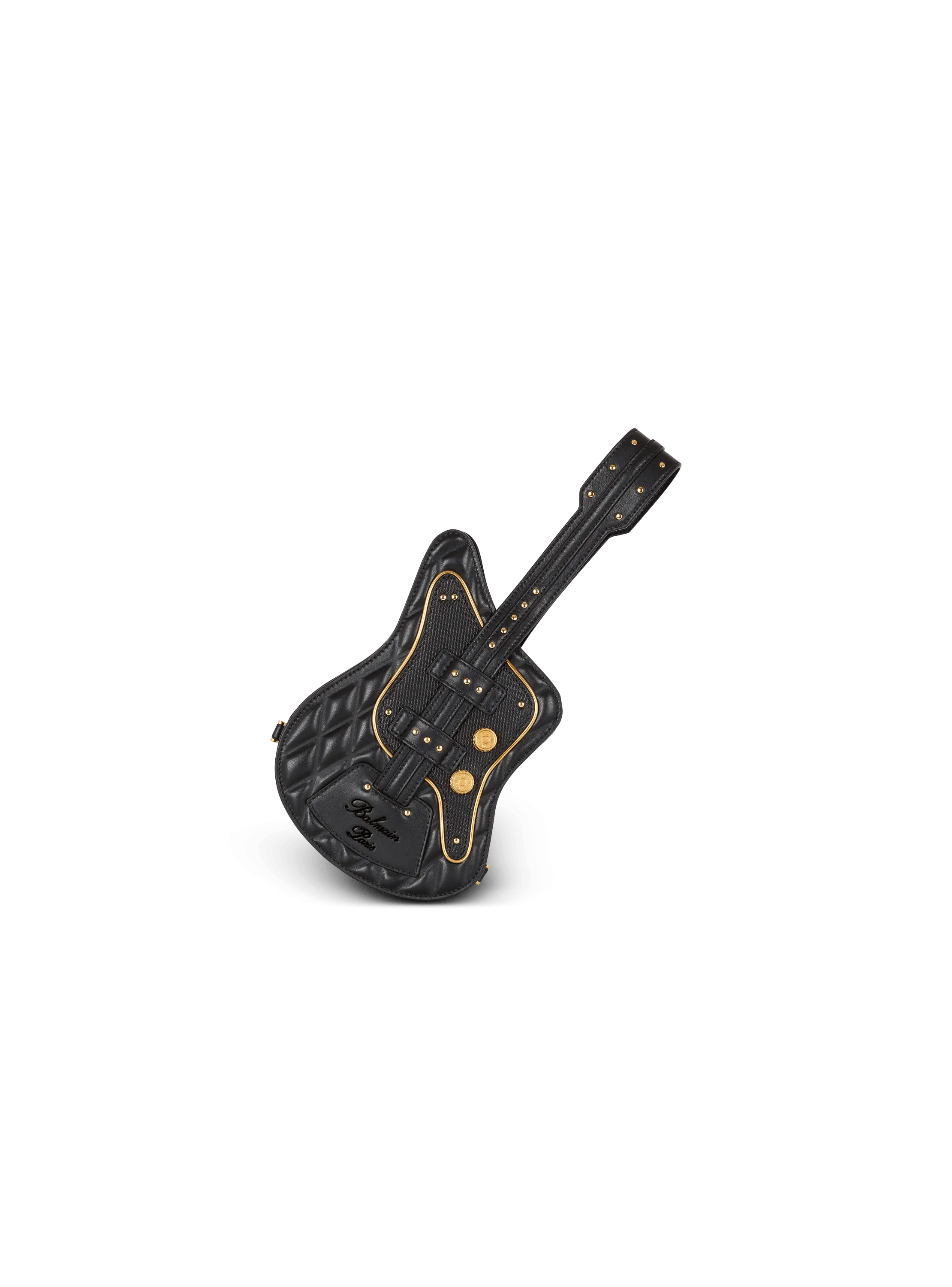 Guitar quilted calfskin bag 