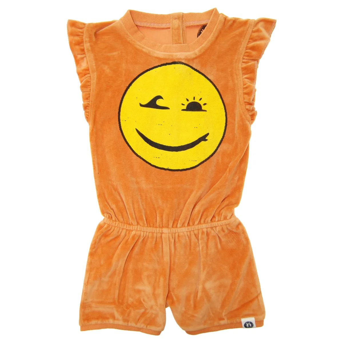 Happy Surfing Baby Girl Romper by: Mini Shatsu