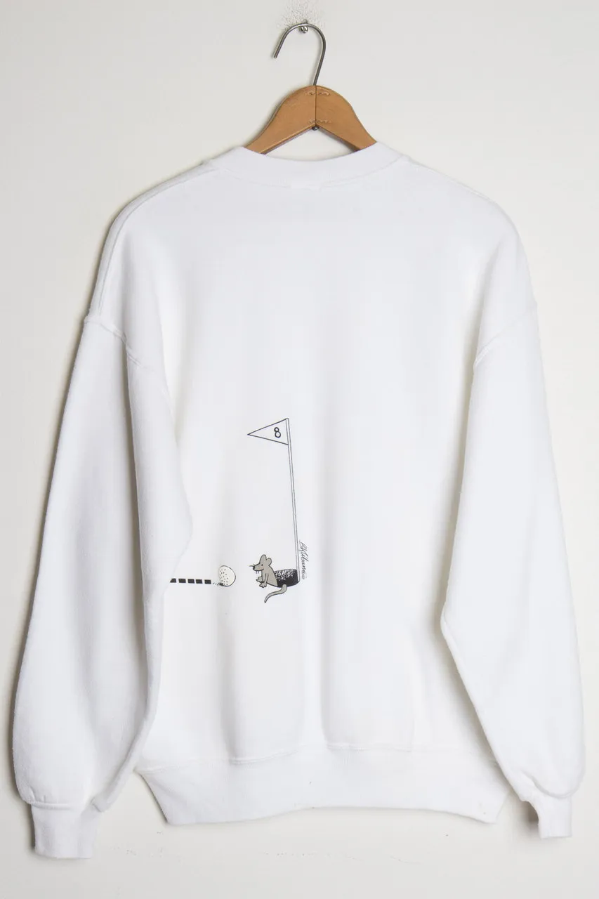 Hawaiian Golf Cat Sweatshirt