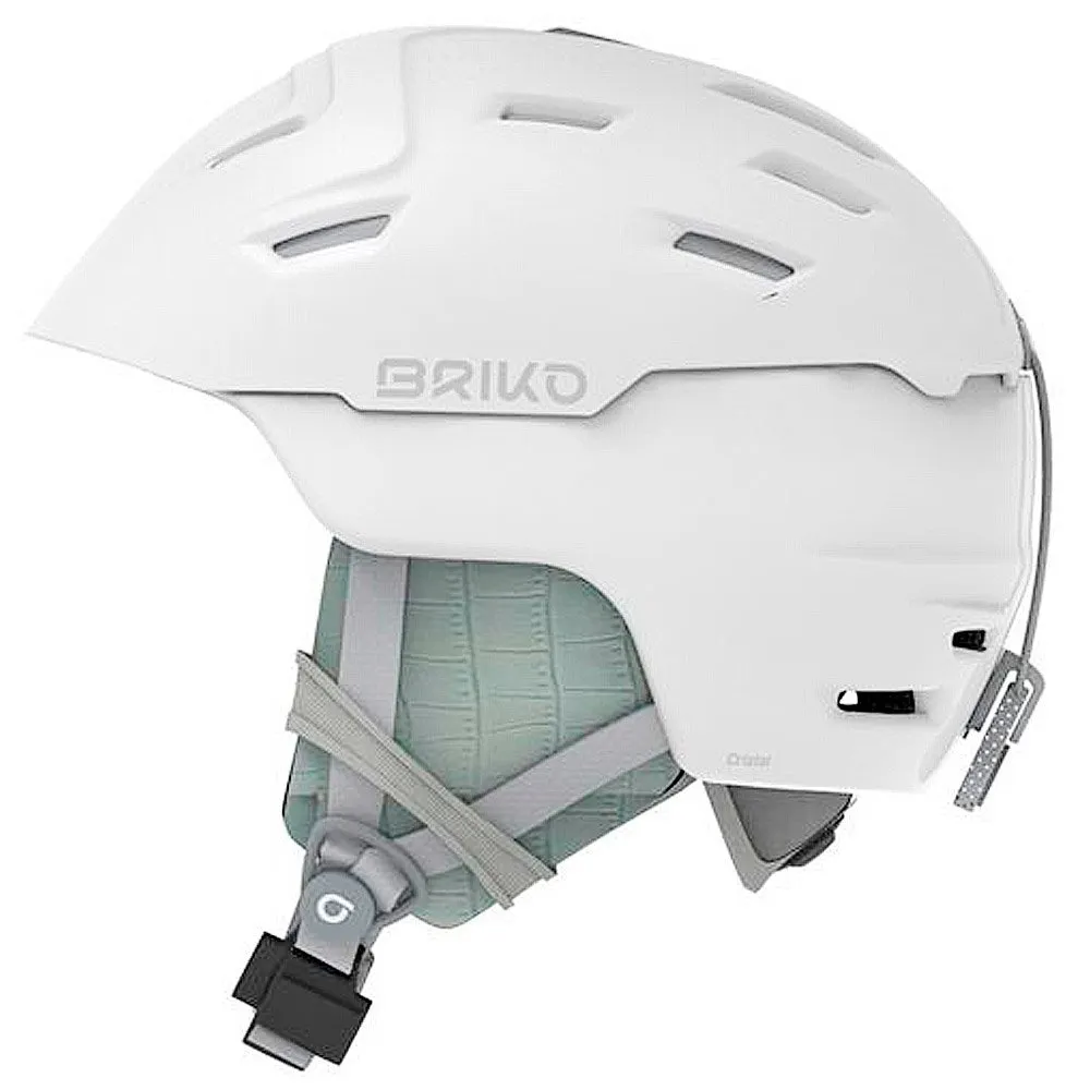 Helmet Briko ---Crystal 2.0 Matt Shiny White Unico