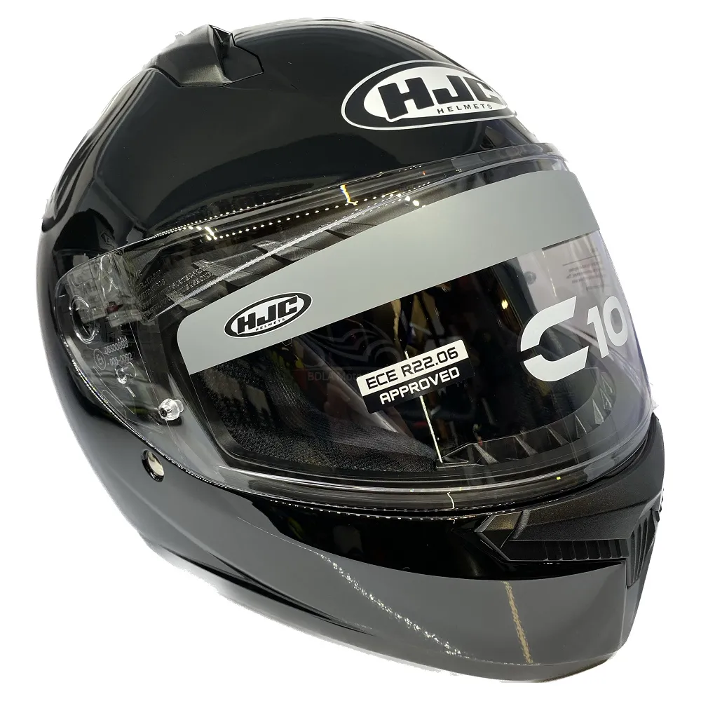HJC C10 Plain Helmet - Black
