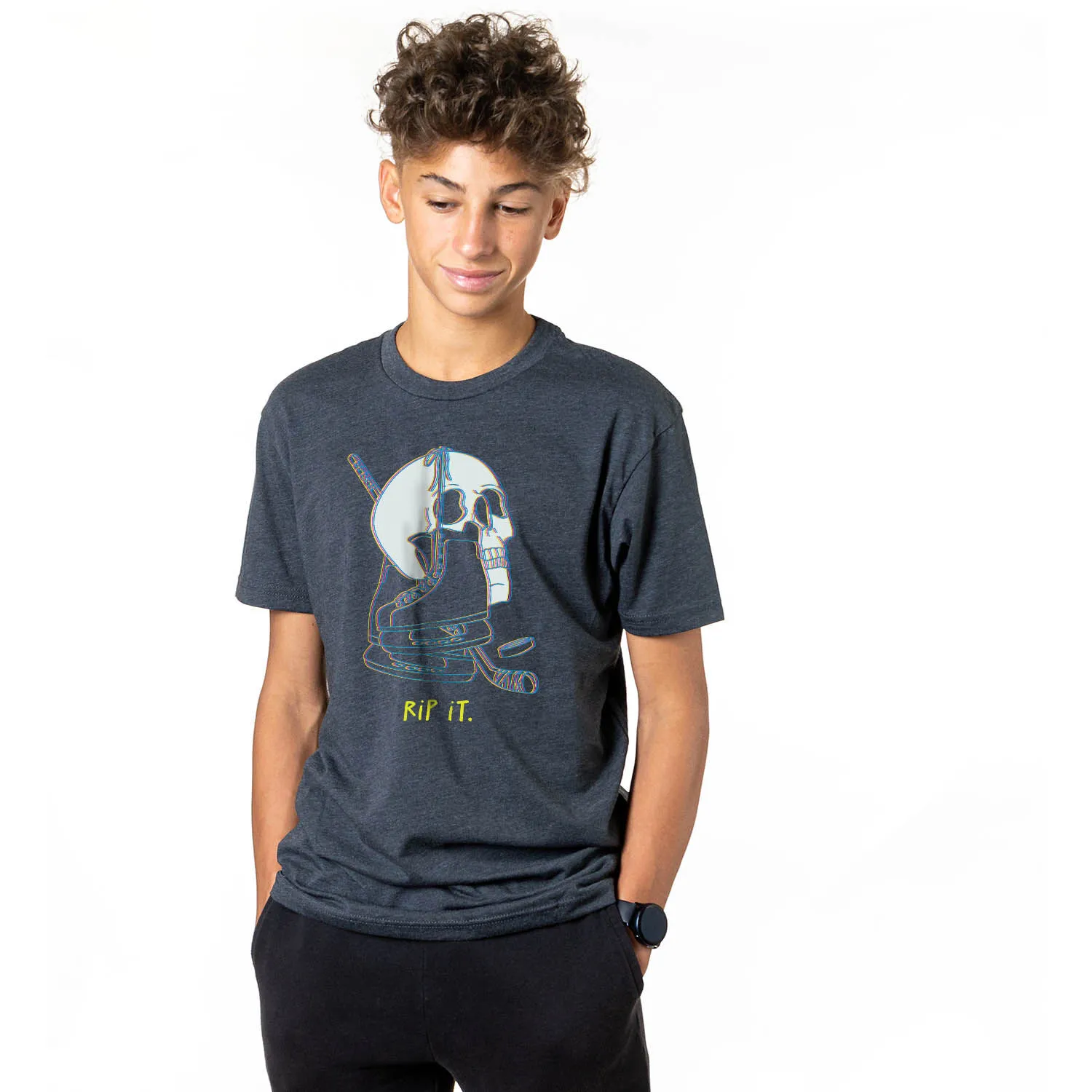 Hockey Short Sleeve T-Shirt - Rip It 