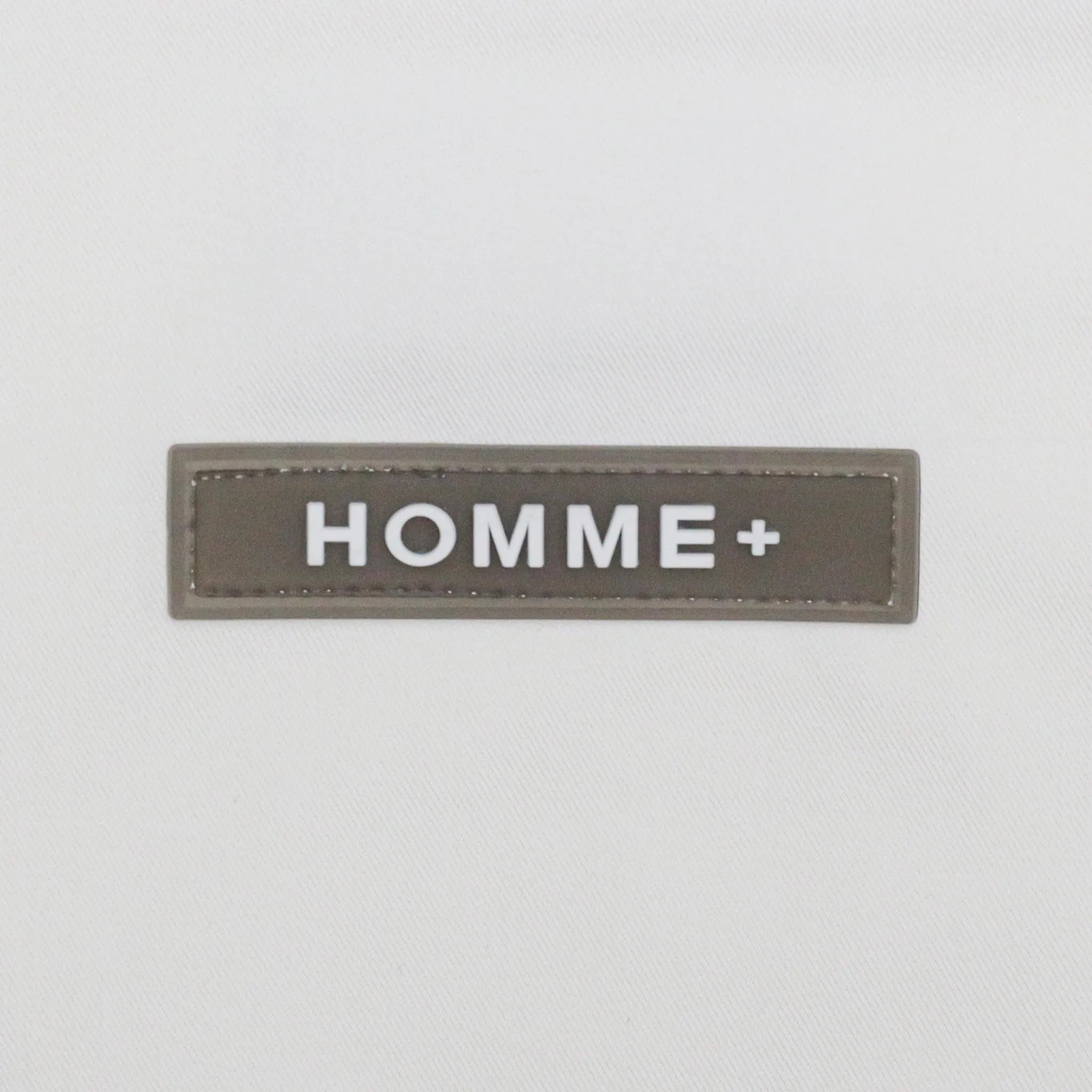 HOMME+ Contrast Stitch Vest White