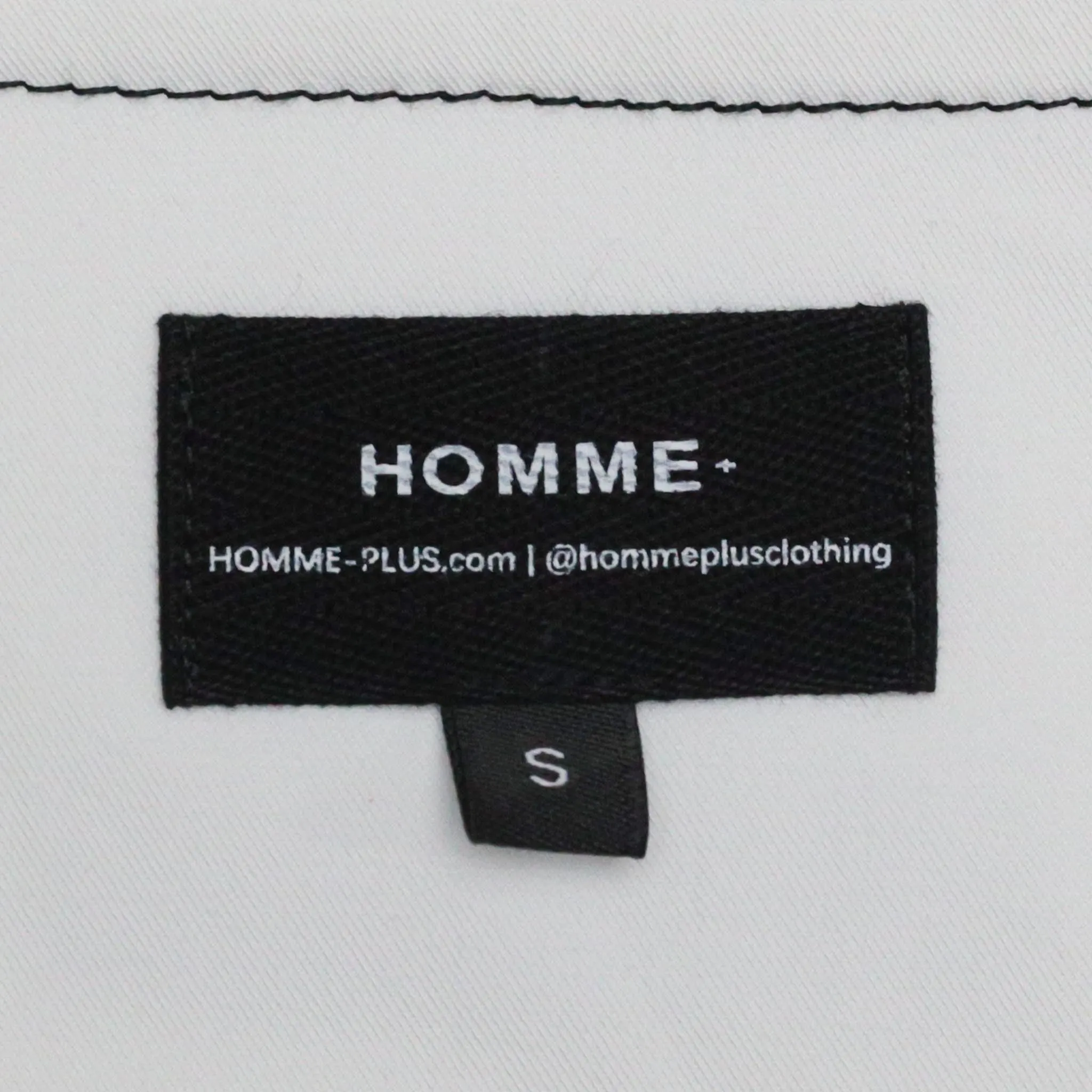 HOMME+ Contrast Stitch Vest White
