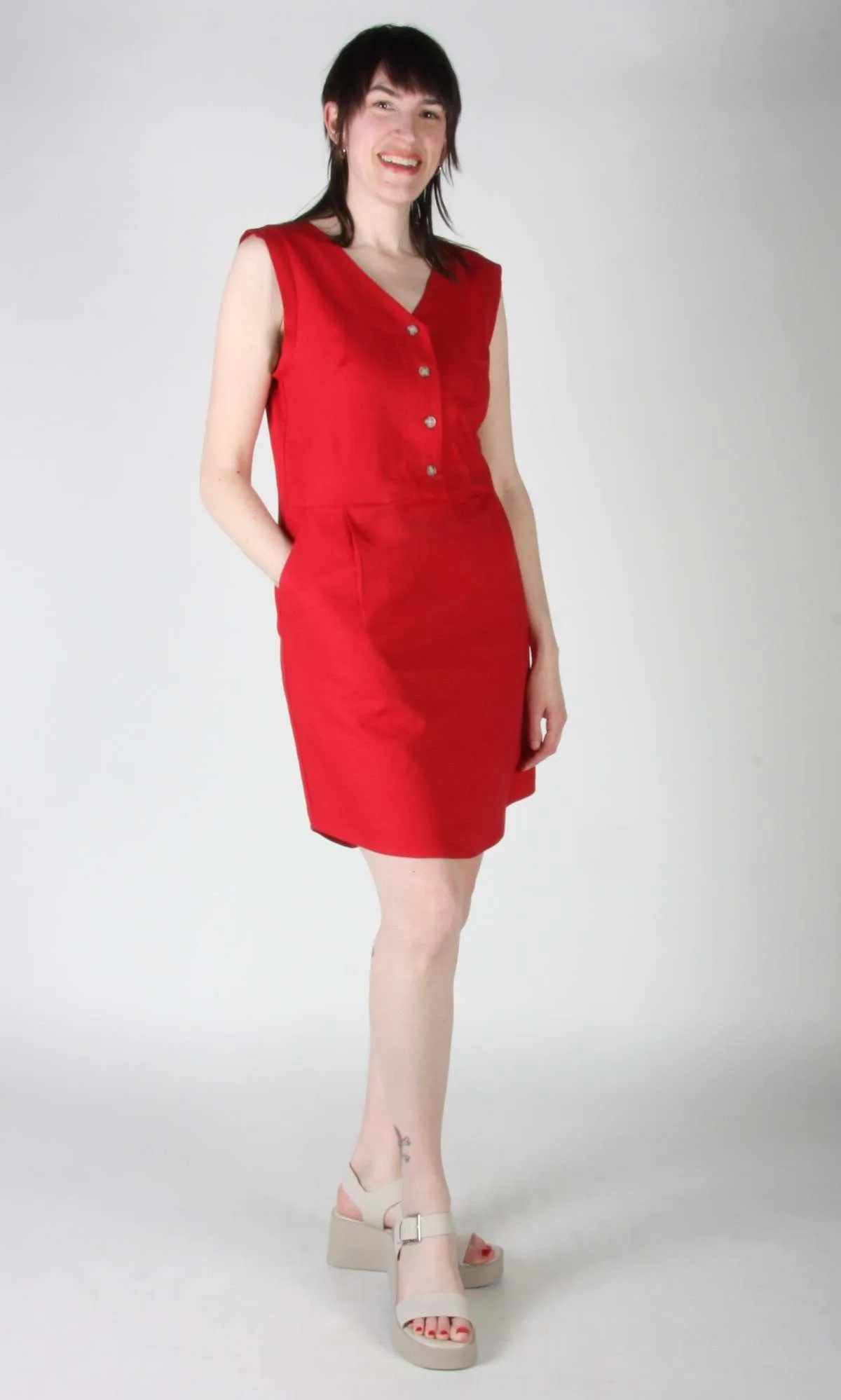 Honeycreeper Dress - Red
