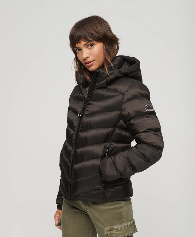 Hooded Fuji Padded Jacket | Dark Oak Brown