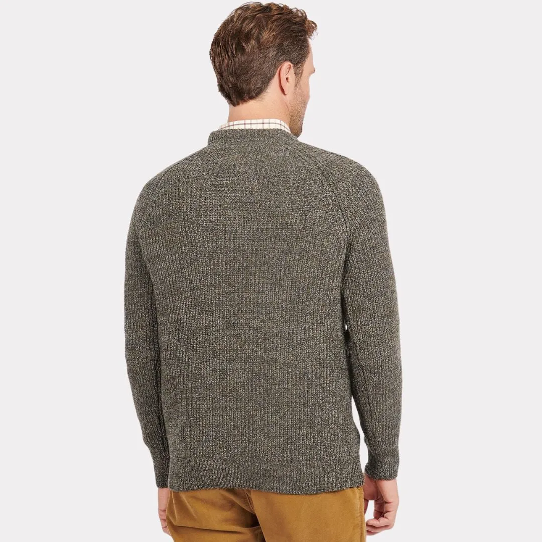 Horseford Crew Neck Jumper (Olive)