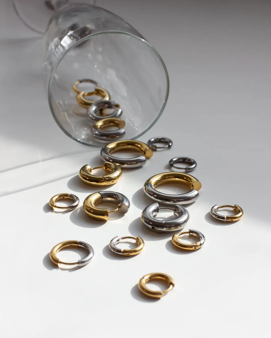 Hugues Gold Hoop Earrings