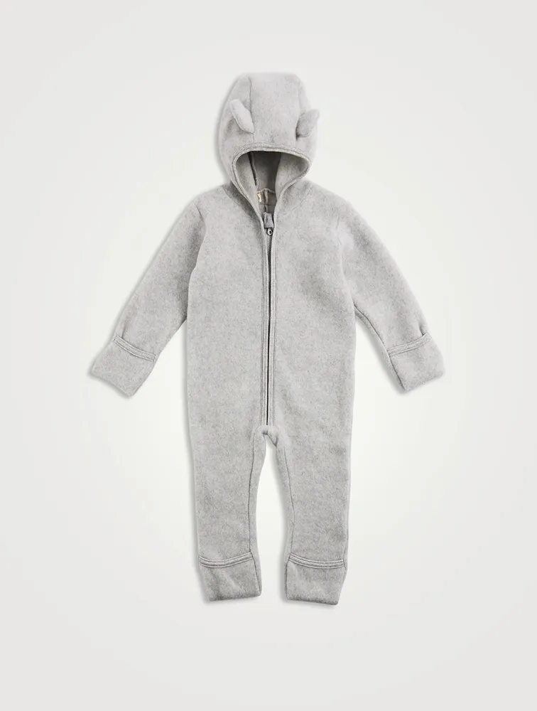 HUTTELIHUT Allie Wool Fleece Hooded Coverall With Ears