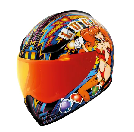 Icon Domain LUCKY LID 4 Full Face Motorcycle Helmet