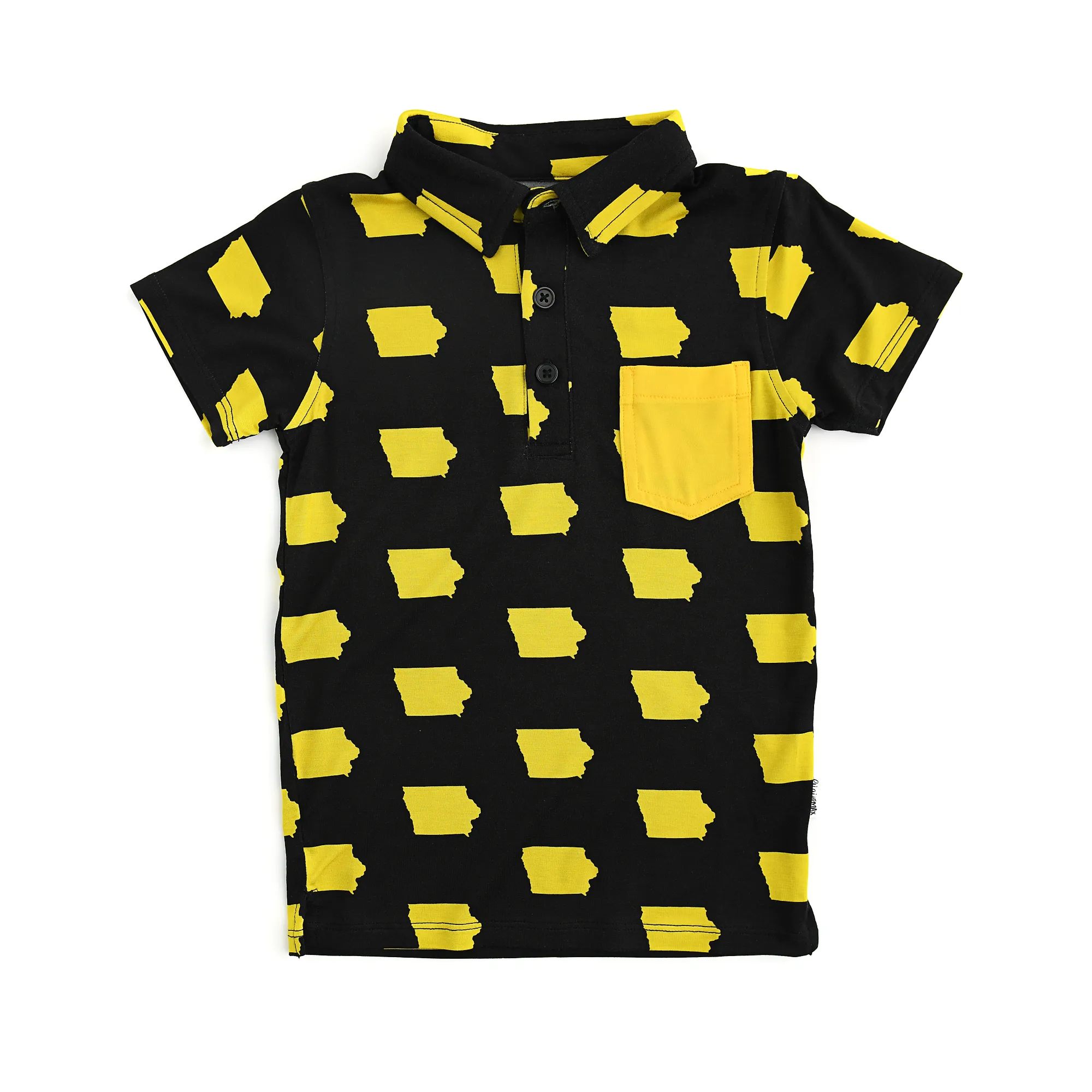 Iowa Black & Gold POLO SHIRT