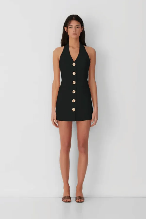 Irida Vest Dress Noir