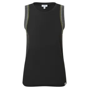 Iris Womens Vest - Washed Black