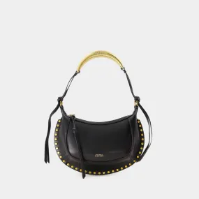 ISABEL MARANT Elegant Moon Mini Handbag in Black and Gold