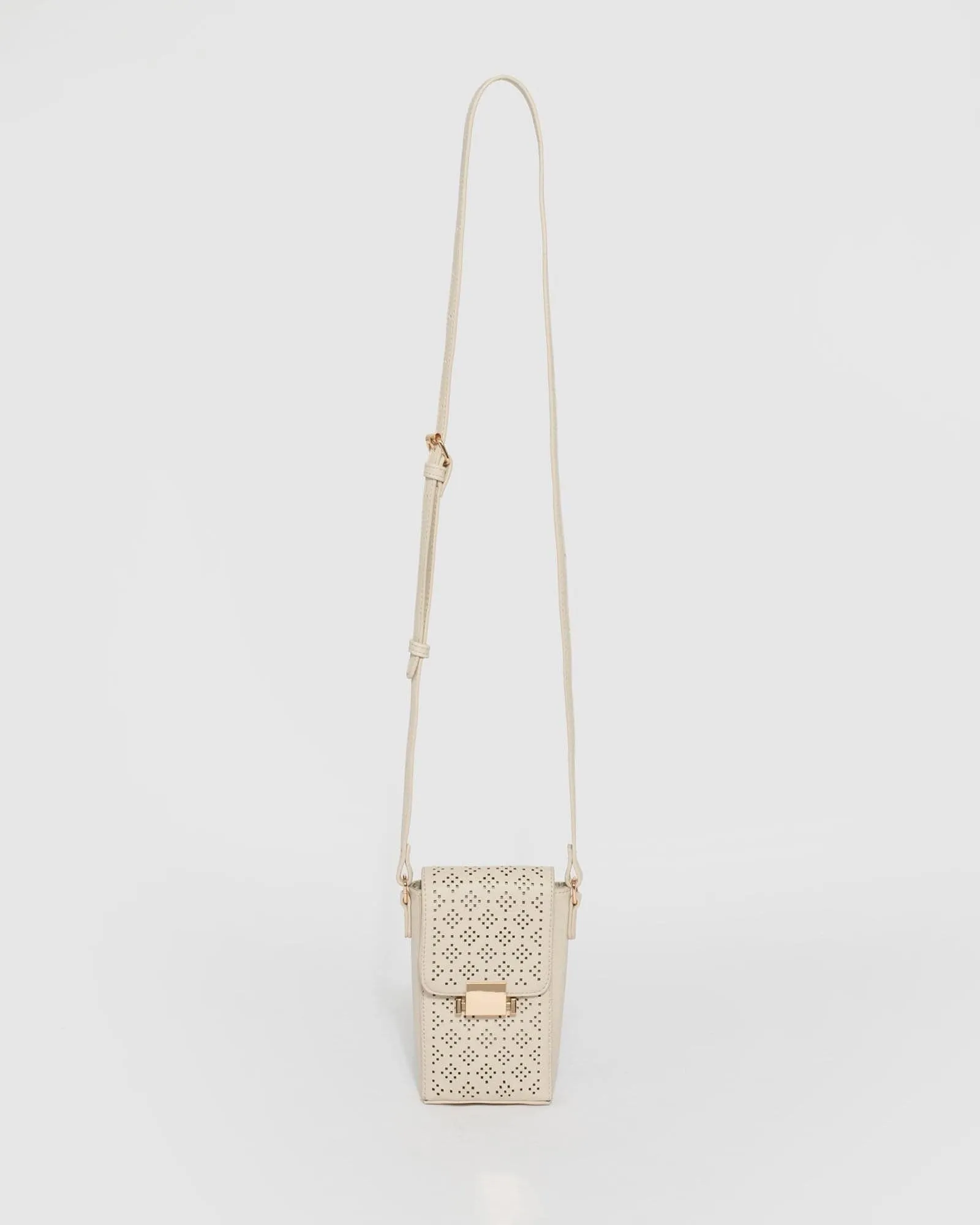 Ivory Abby Mobile Cross Body Bag