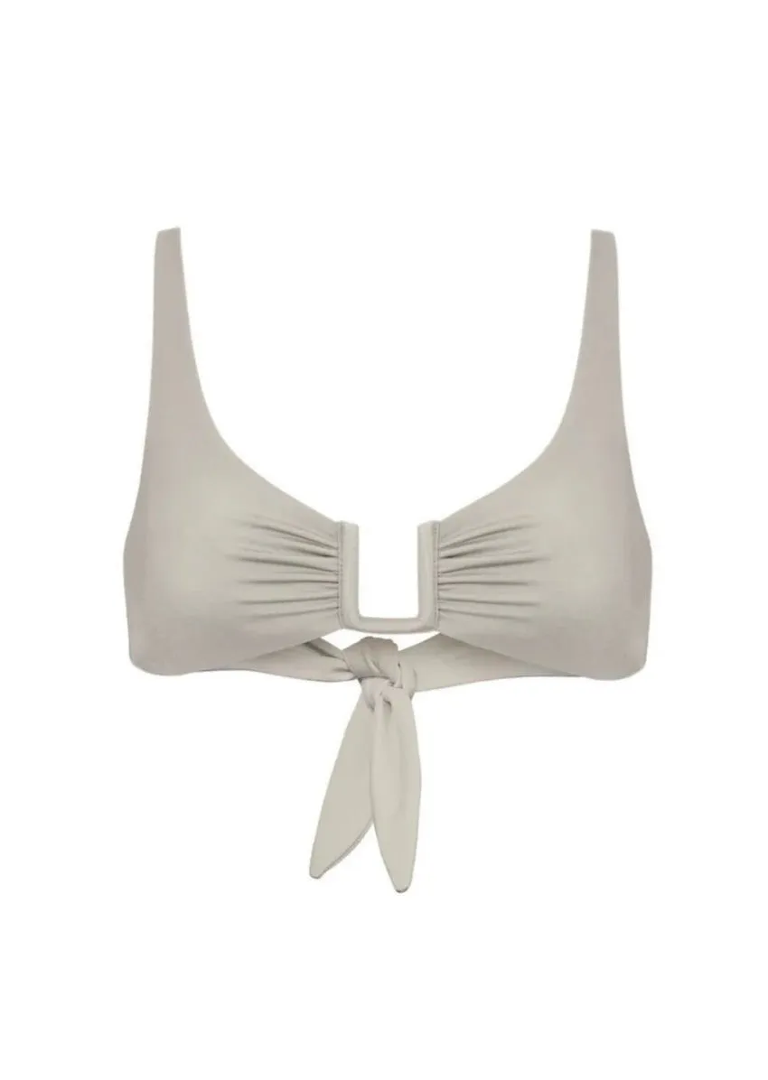 Ivory Palma Bikini Top