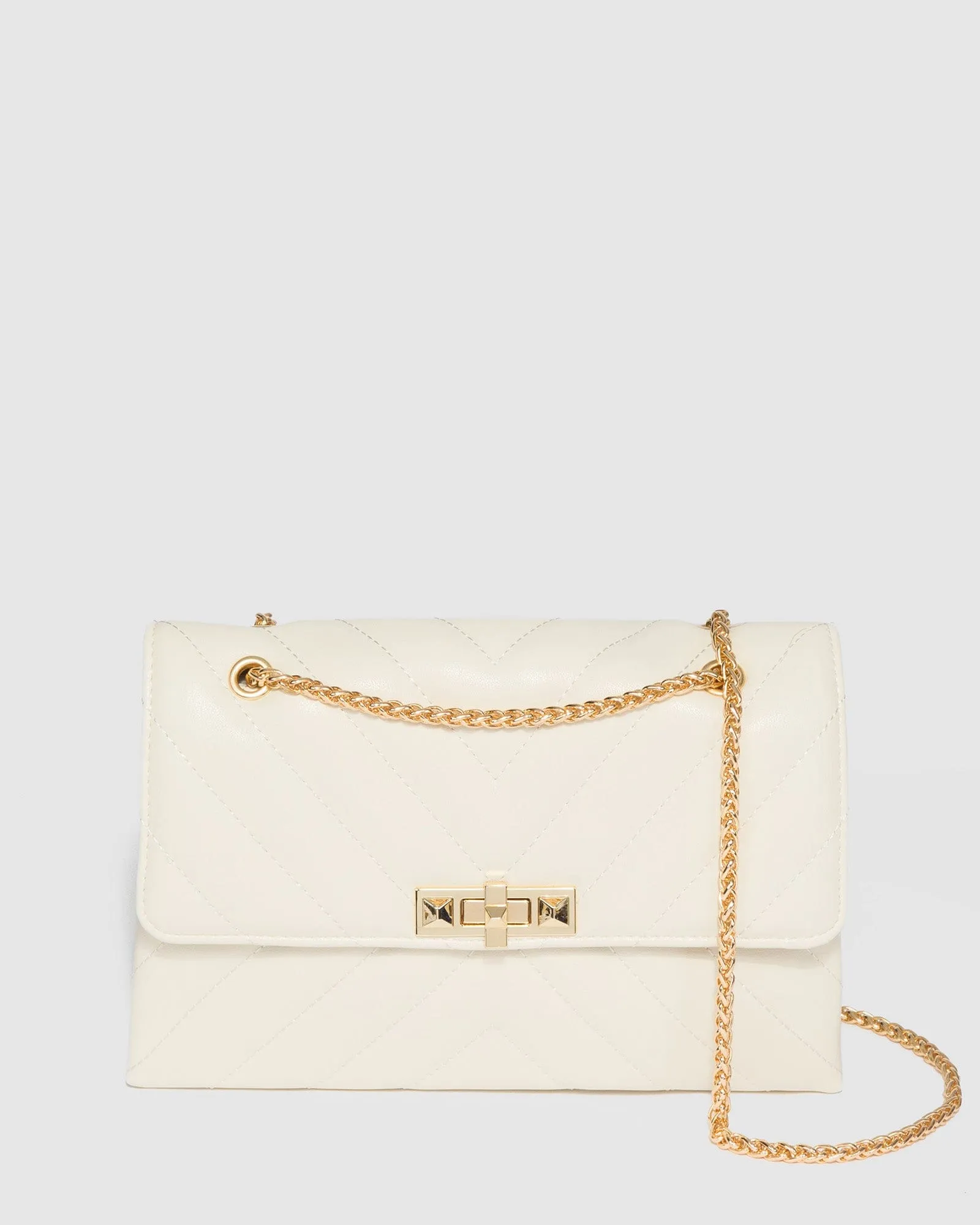 Ivory Zion Arrow Crossbody Bag