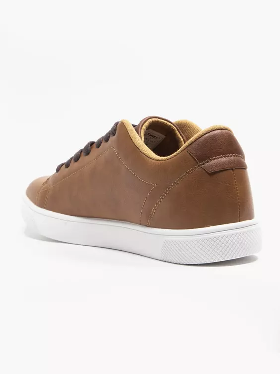 Jack + Jones  Cognac Lace Up Casual Trainers