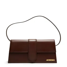 Jacquemus Le Bambino Long Flap Brown Shoulder Bag