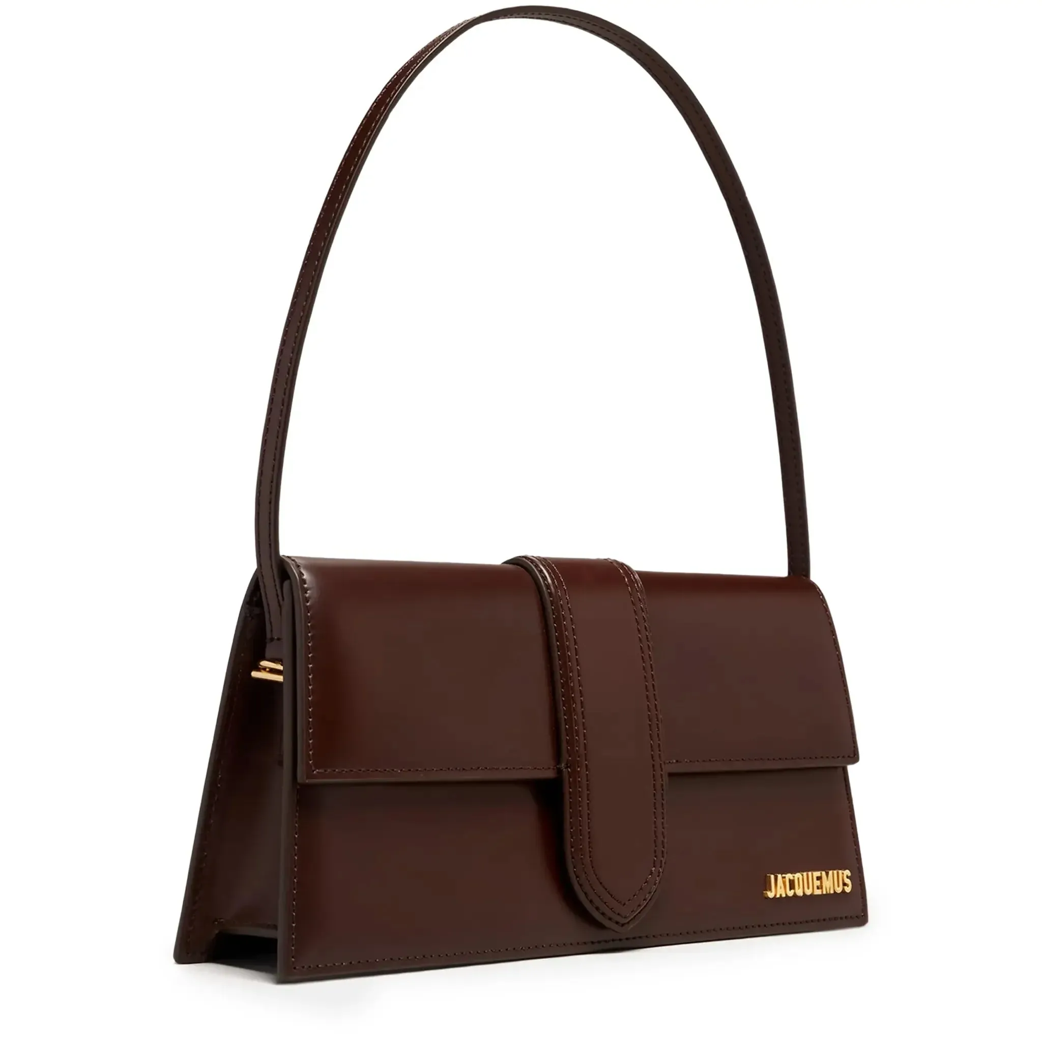 Jacquemus Le Bambino Long Flap Brown Shoulder Bag