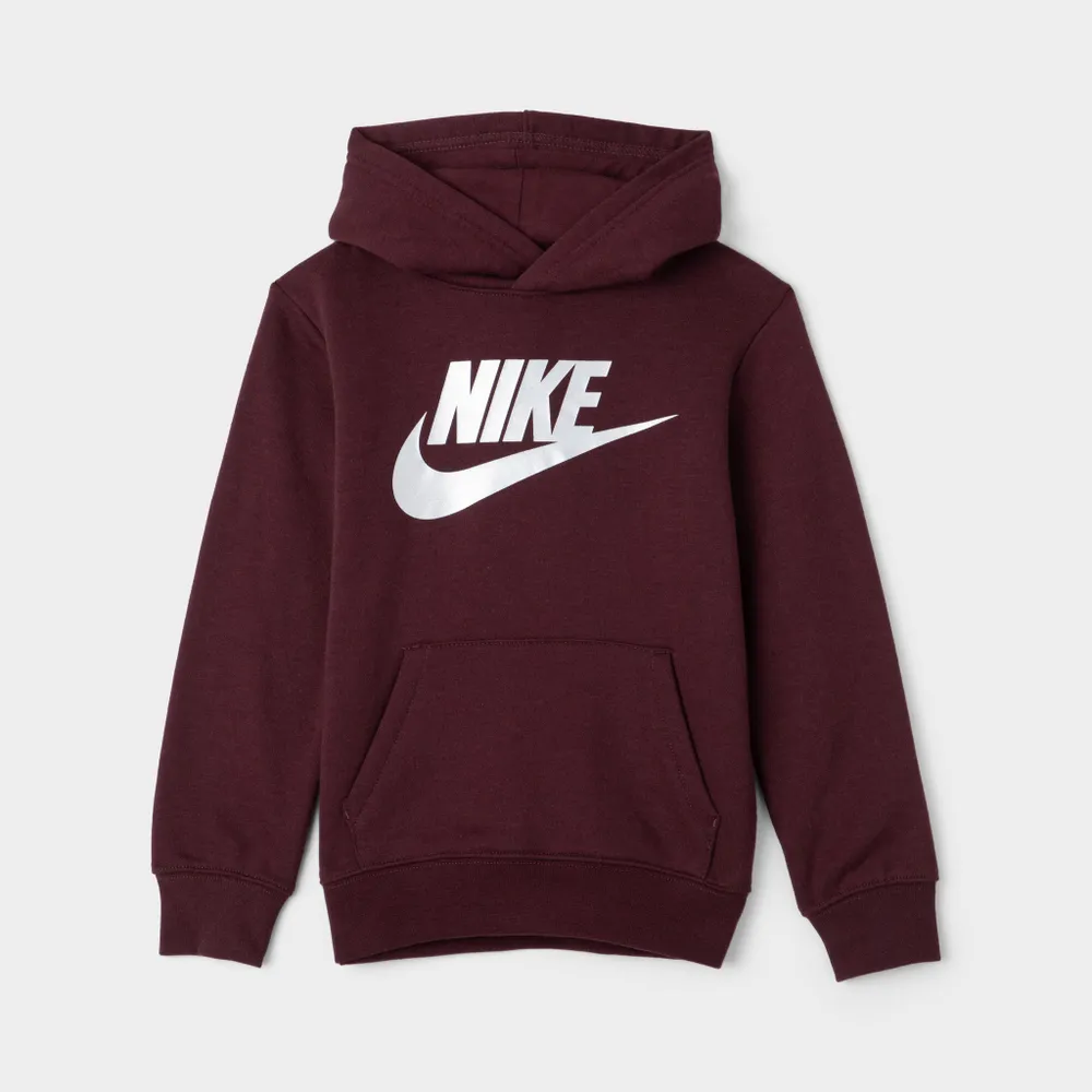 JD Sports Nike Child Boys’ Shine HBR Pullover Hoodie / Burgundy