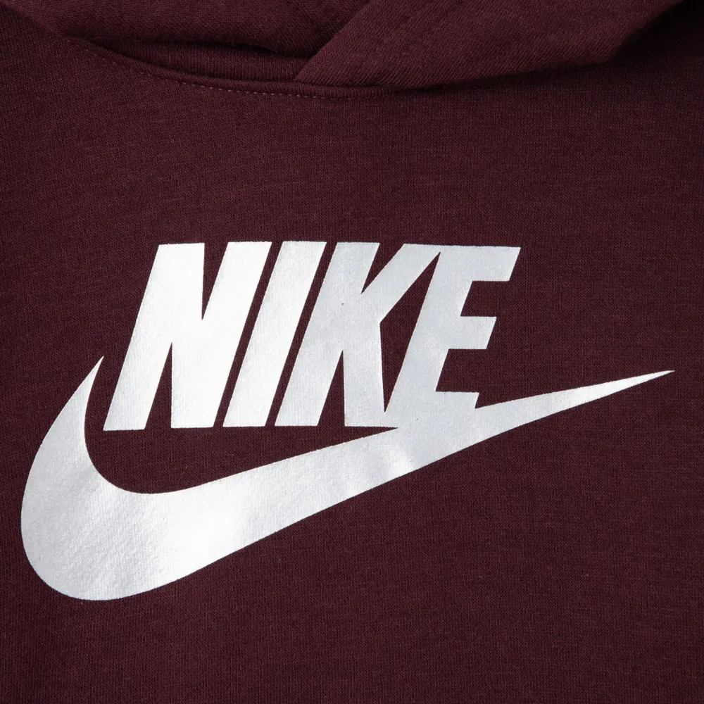 JD Sports Nike Child Boys’ Shine HBR Pullover Hoodie / Burgundy