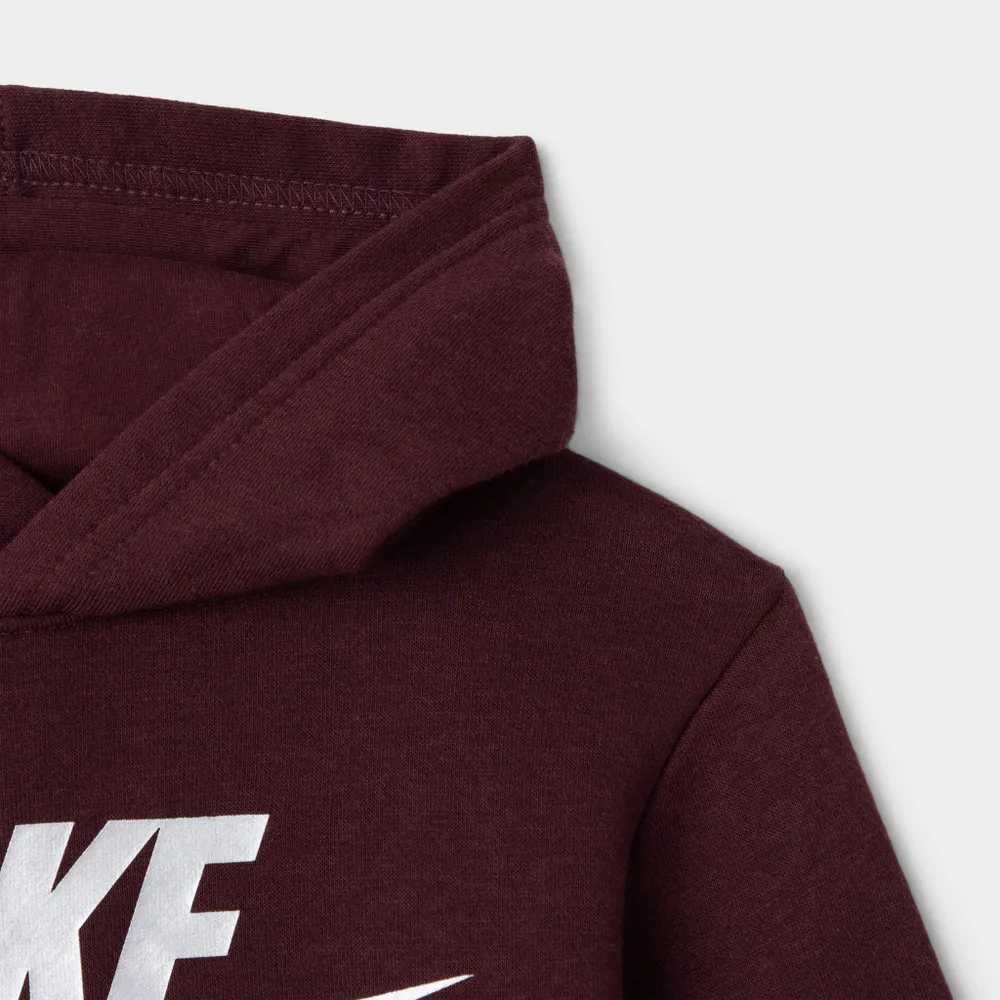 JD Sports Nike Child Boys’ Shine HBR Pullover Hoodie / Burgundy