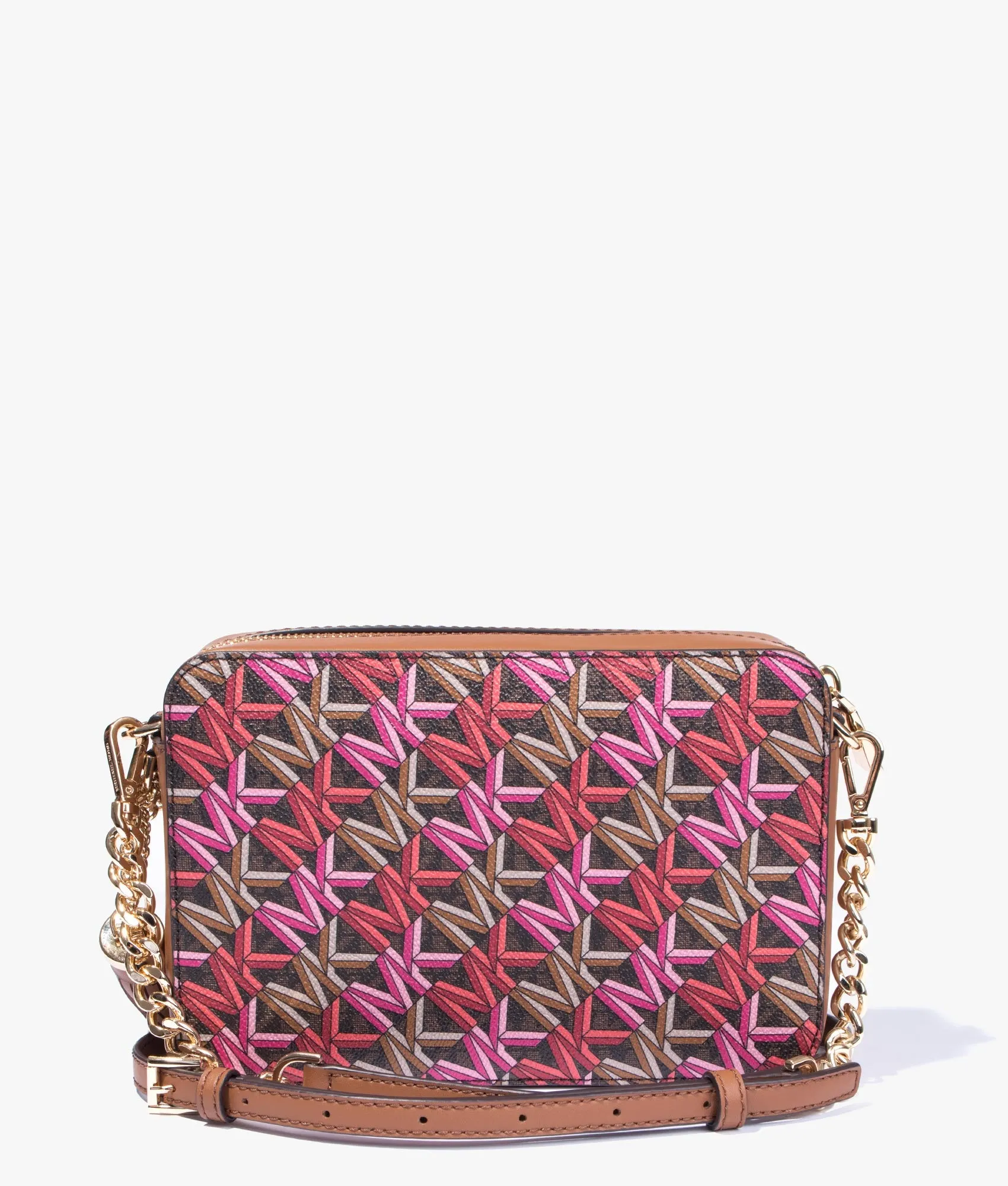 Jet set logo print camera bag