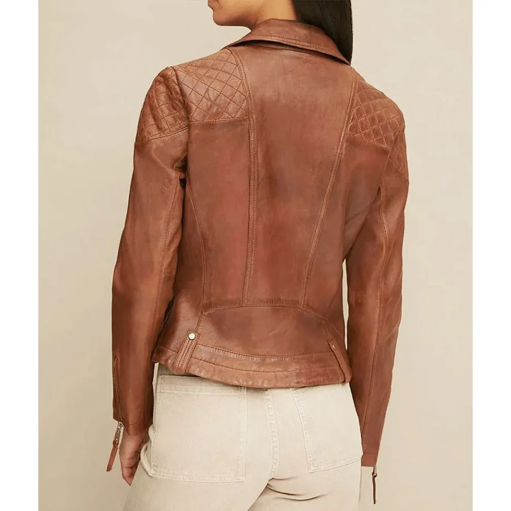 Jojo Fletcher The Bachelorette Season 12 Brown Leather Jacket