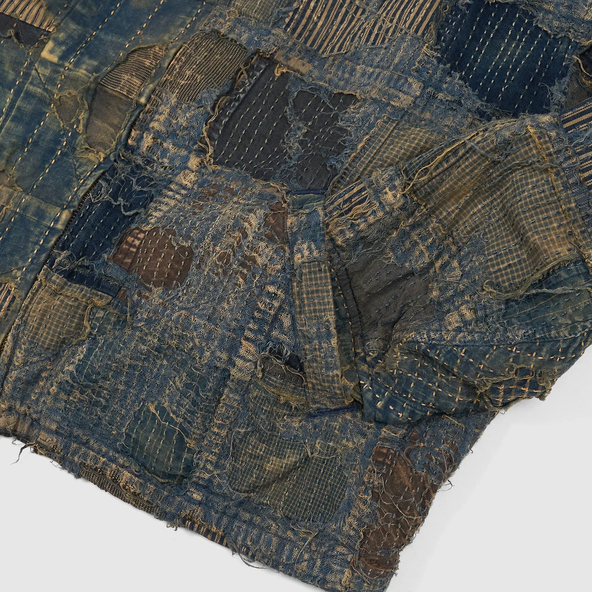 Kapital Boro Denim Zip Jacket