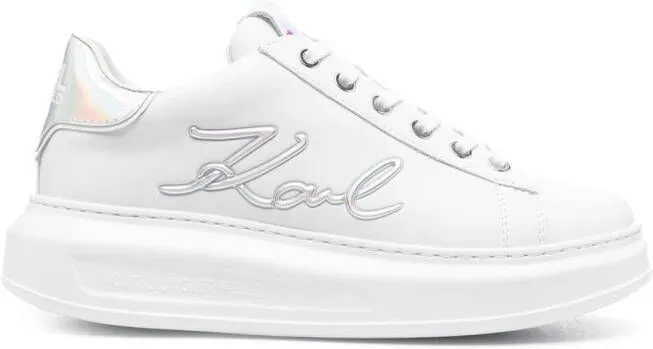 Karl Lagerfeld debossed-logo detail sneakers White