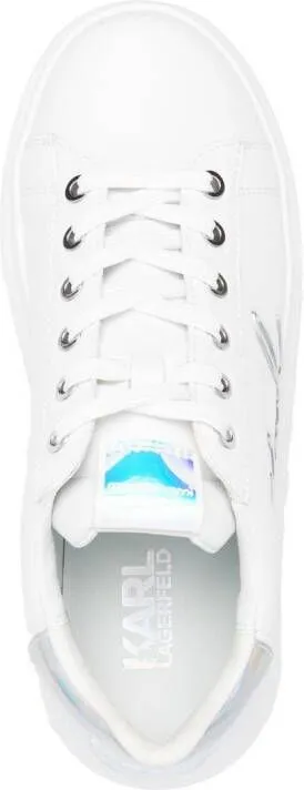 Karl Lagerfeld debossed-logo detail sneakers White