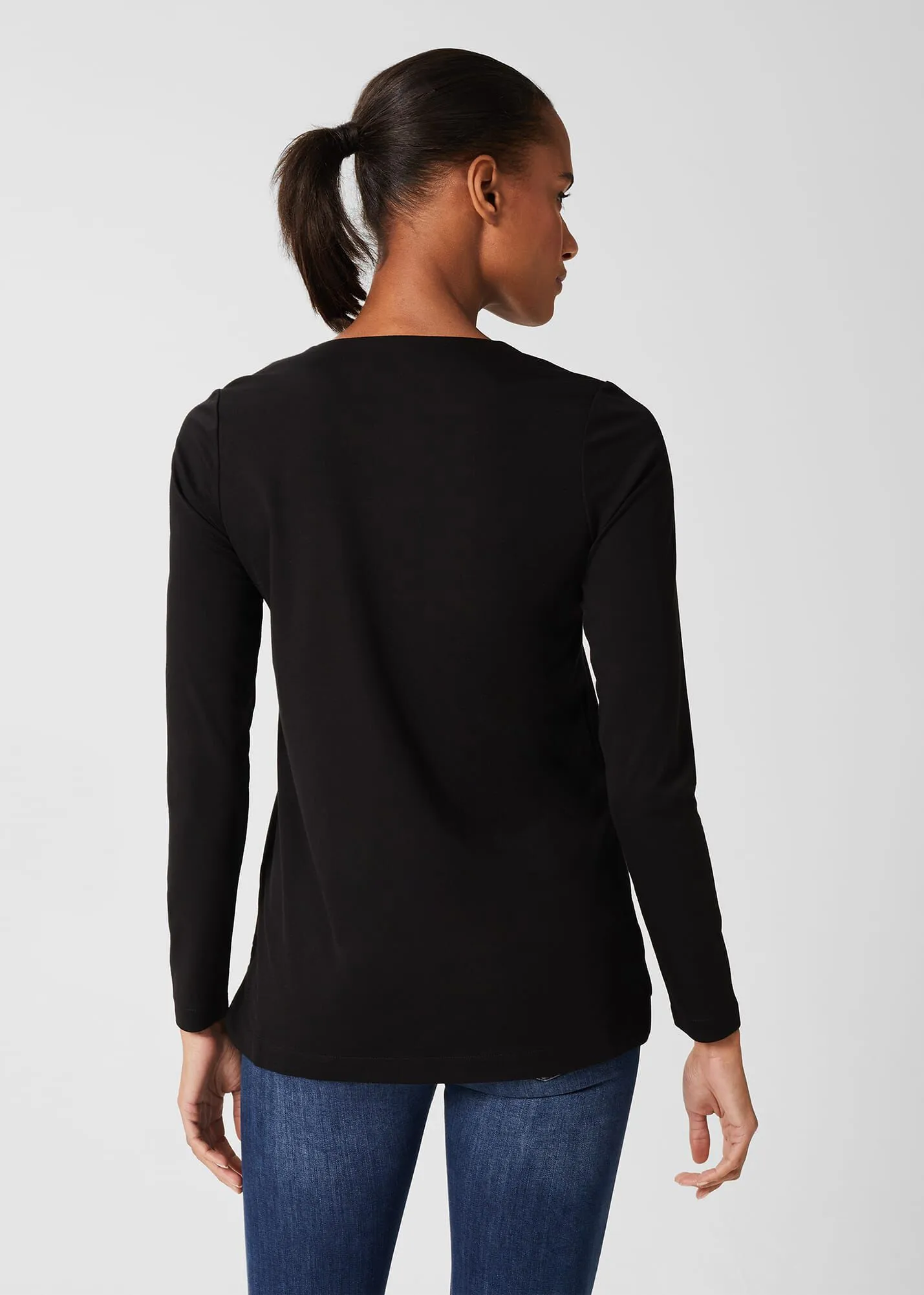 Kelsey Zip Neck Tunic Top 