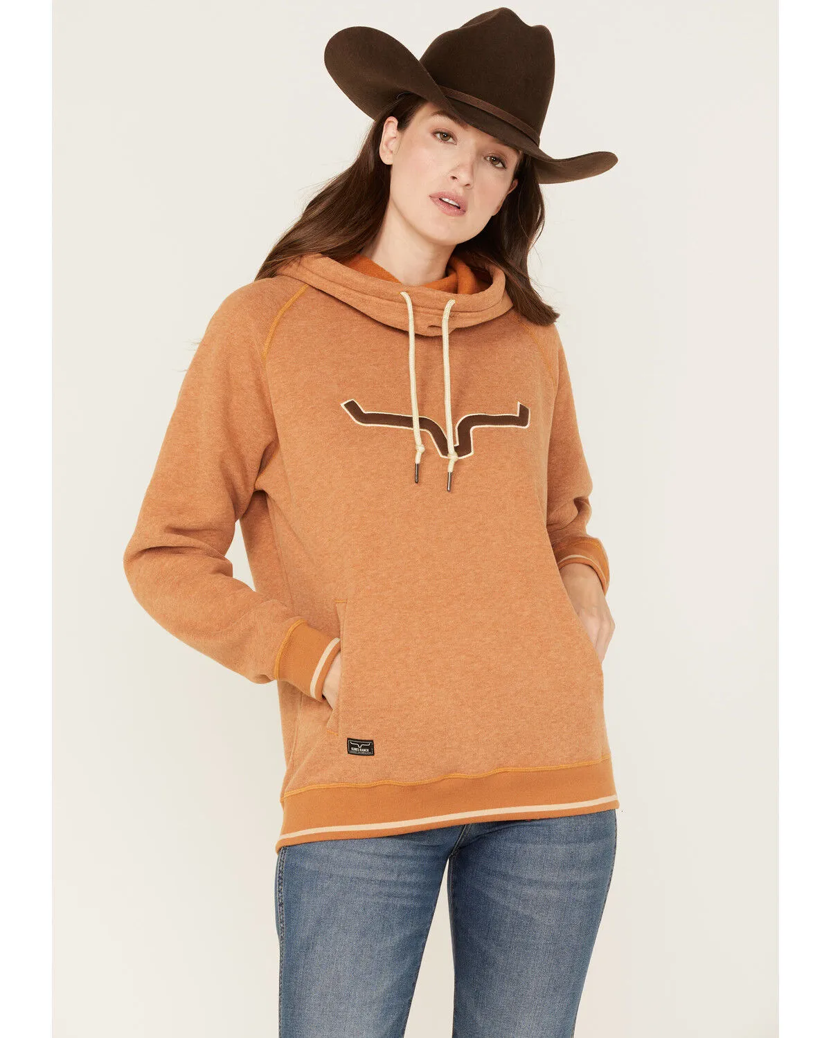 Kimes Ranch Women's Two Scoops Logo Pullover Fleece Hoodie