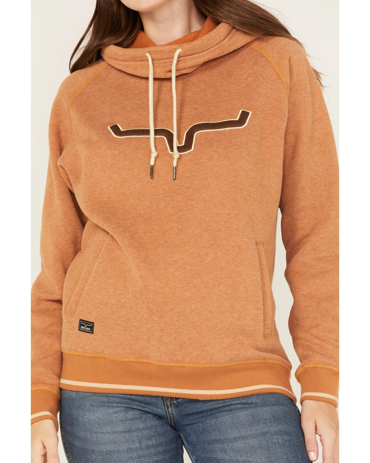 Kimes Ranch Women's Two Scoops Logo Pullover Fleece Hoodie