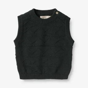 Knit Vest Bobby | Baby - navy