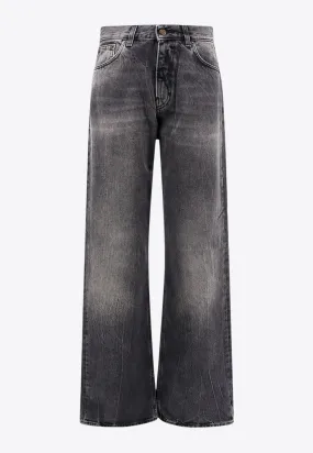 Korea Spider Faded Jeans