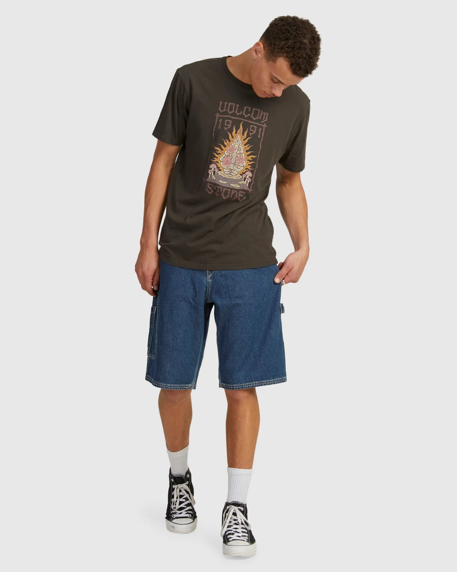 LABORED DENIM UTILITY SHORT