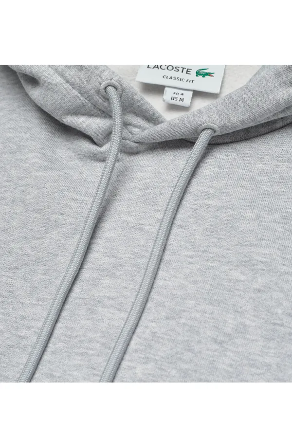 Lacoste Hoodie Organic Cotton Grey