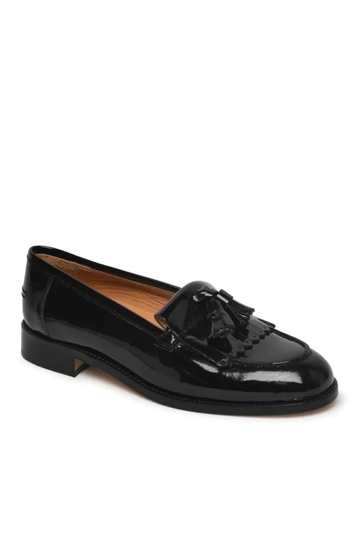 Ladies Patent Tassel Loafer