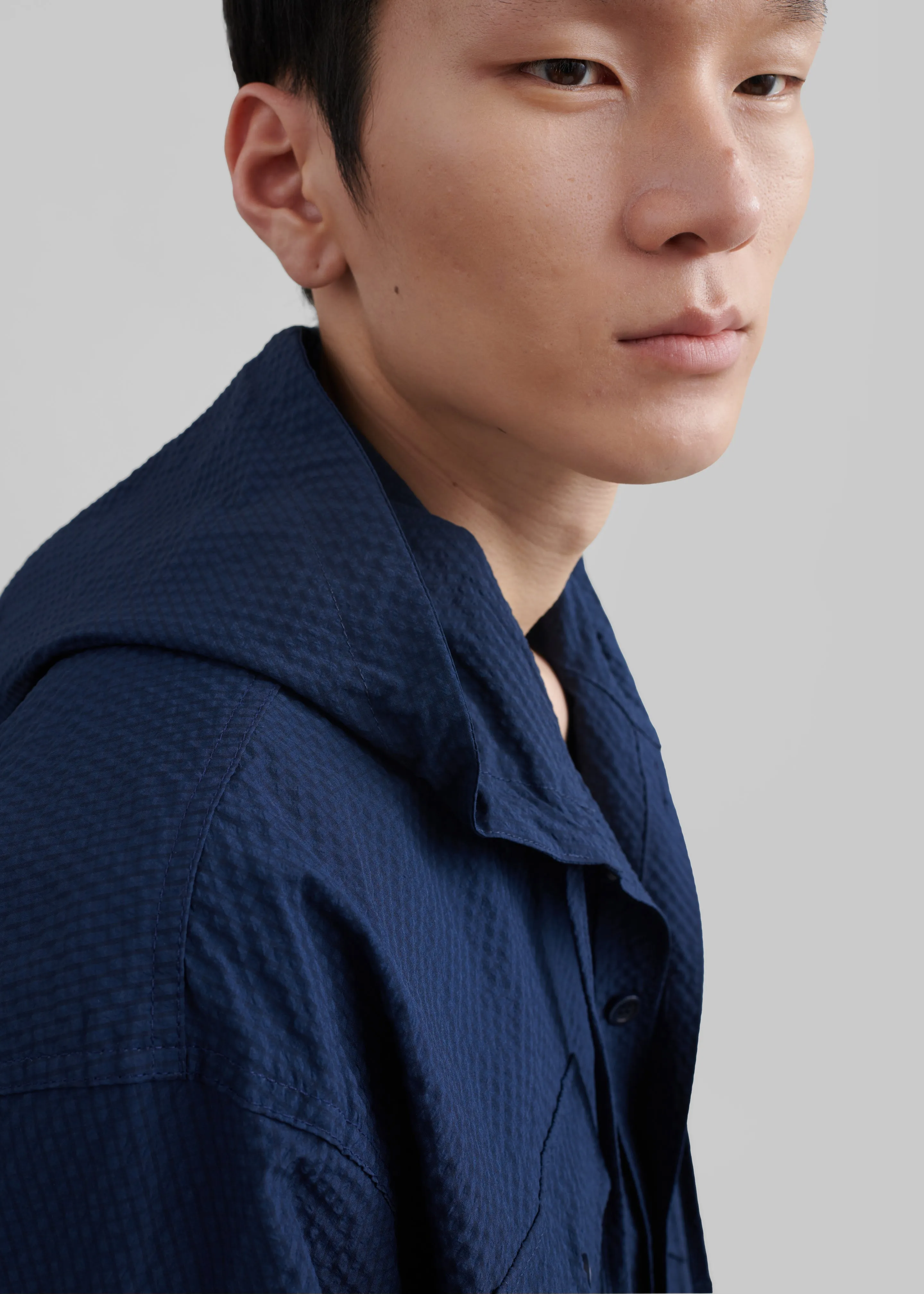 Lars Hooded Jacket - Navy