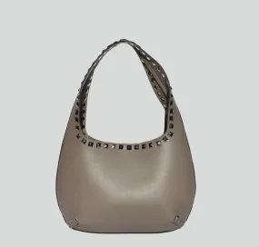 Lennon Studded Bag- Taupe