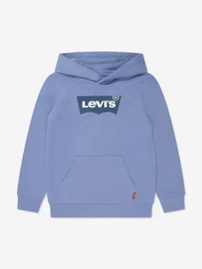 Levi's Wear Boys Batwing Pullover Hoodie in Blue