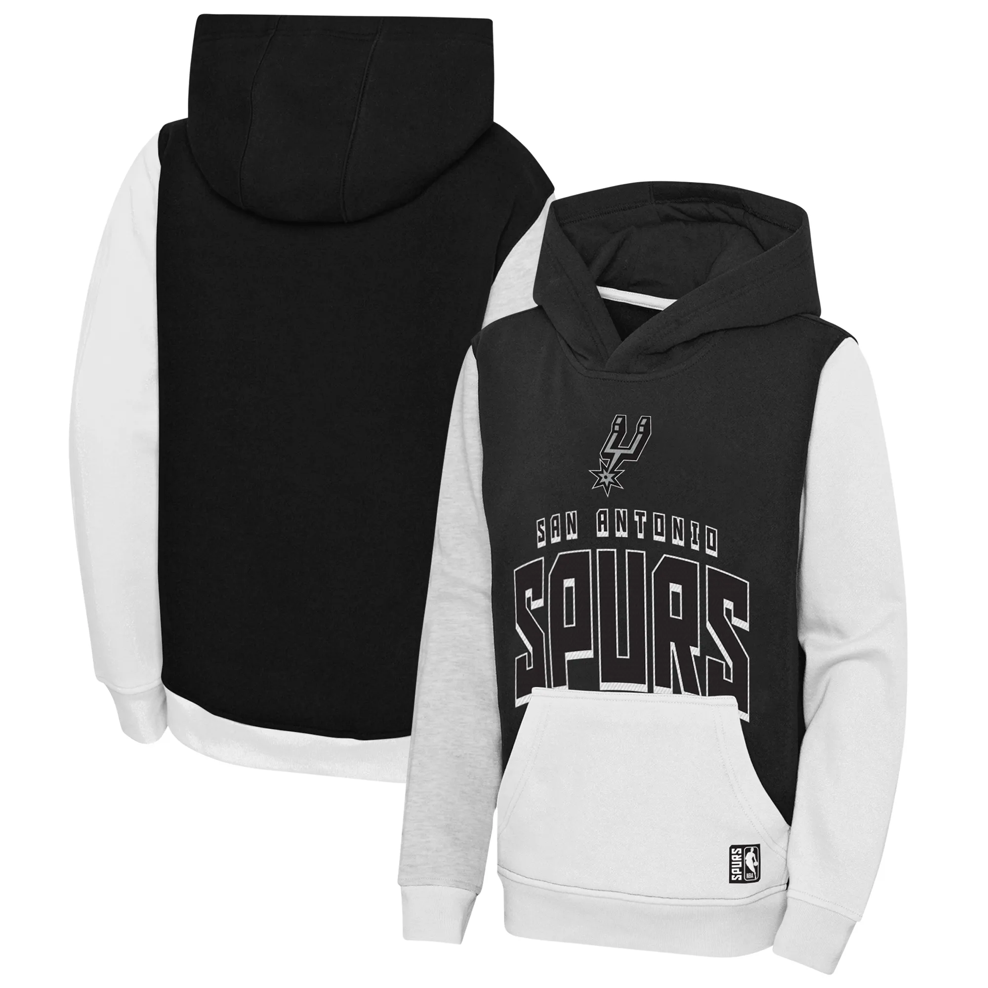 Lids Youth Black San Antonio Spurs Rim Shot Pullover Hoodie