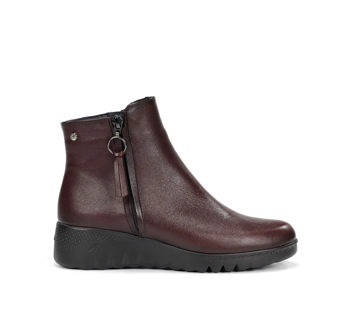 LIVE F2100 Burgundy Ankle Boot