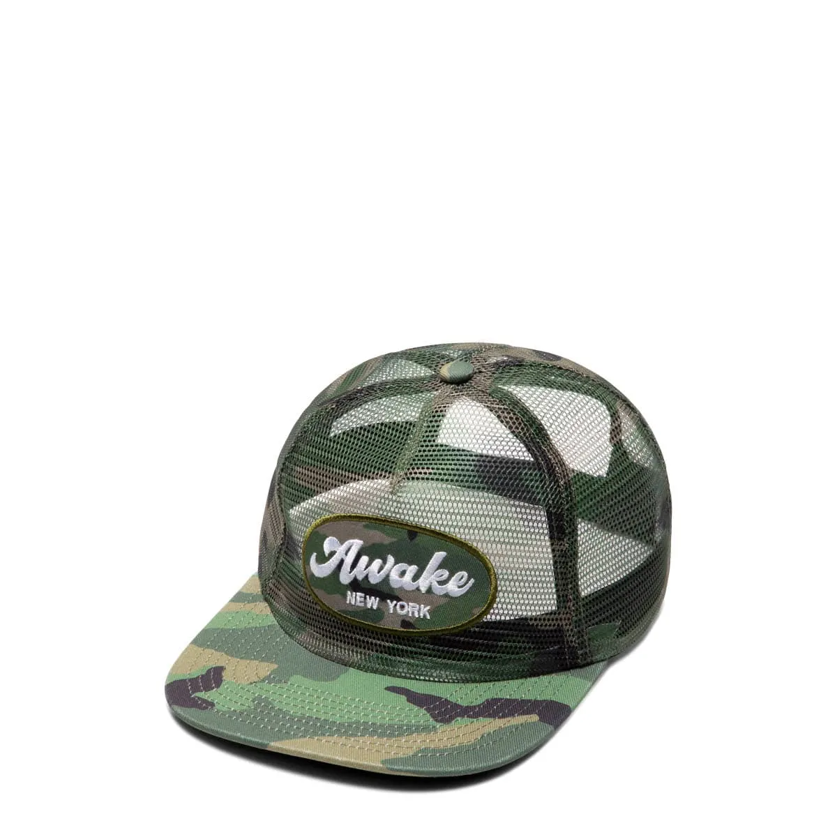 LOGO PATCH MESH TRUCKER HAT CAMO | Bodega