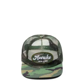 LOGO PATCH MESH TRUCKER HAT CAMO | Bodega