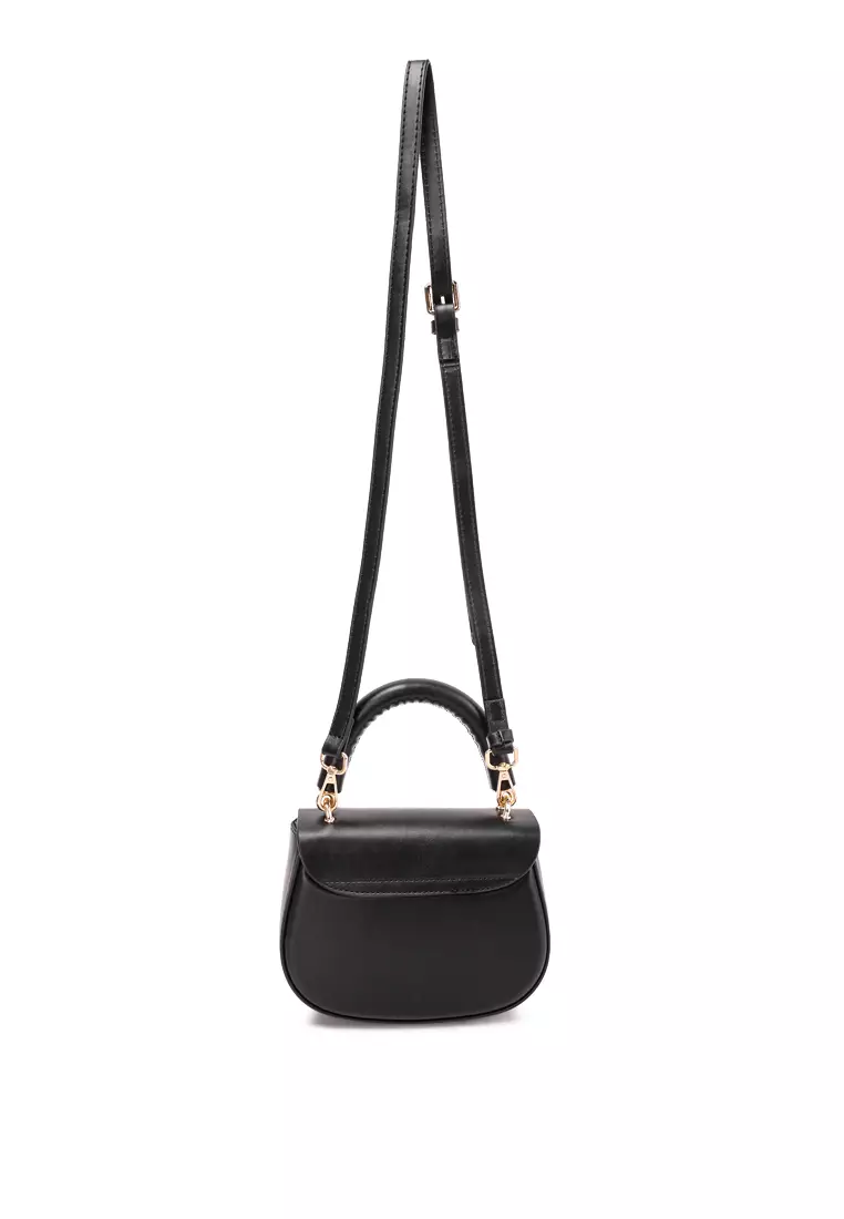 London Rag Stout Mini Handbag In Black